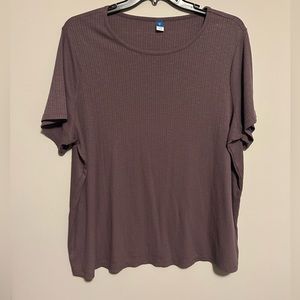 Old Navy Luxe Ribbed Shirt